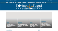 Desktop Screenshot of divinglegalconsultant.com